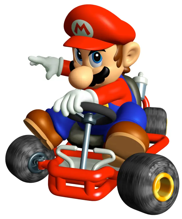 Mario Driving Kart