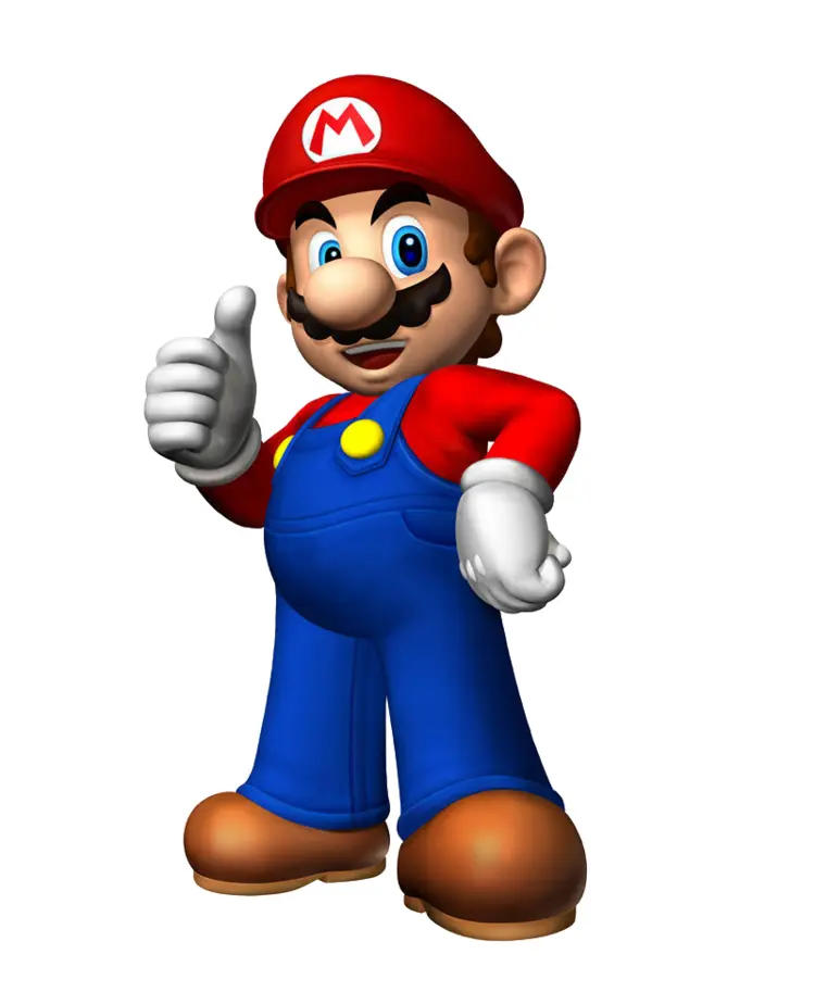 Thumbs Up Mario Character