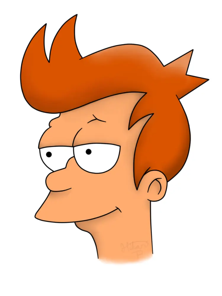 Red Jacket Character Head Cartoon Character