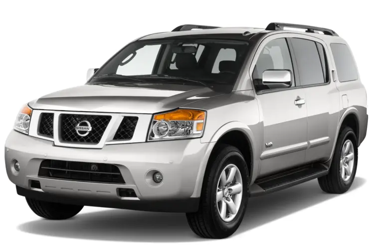 Silver Nissan Armada Full-Size SUV