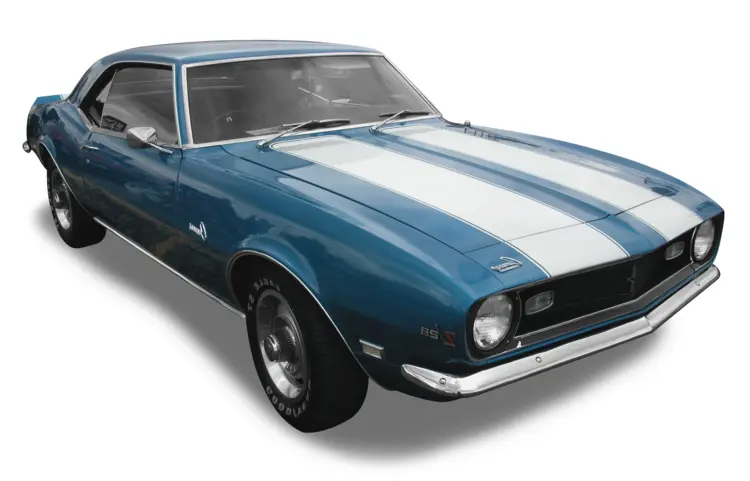 Blue Classic Chevrolet Camaro Car