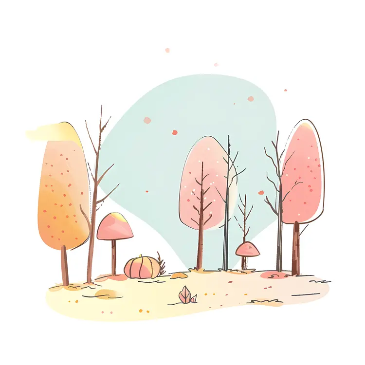Autumn Forest Illustration