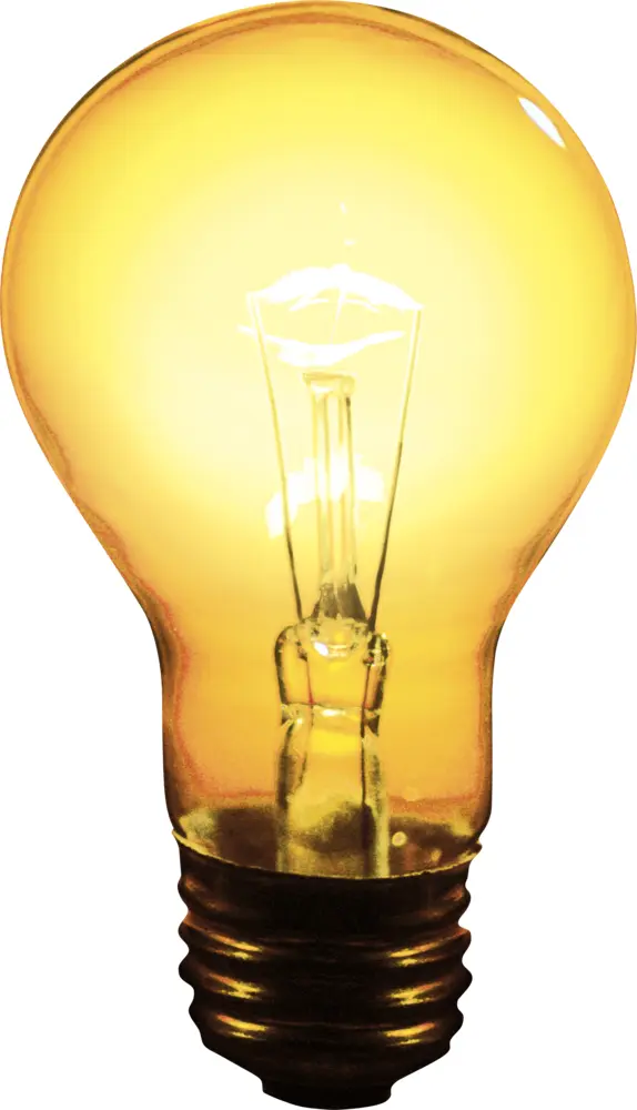 Glowing Light Bulb