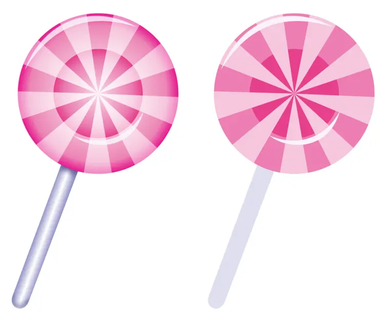 Pink Swirl Lollipops