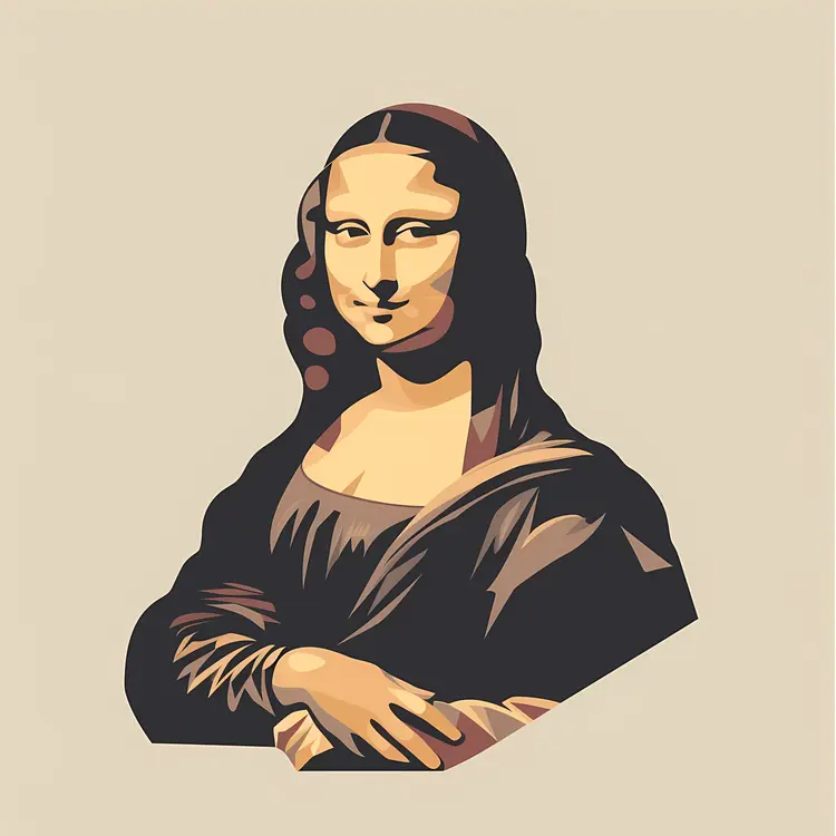 Mona Lisa Iconic Portrait