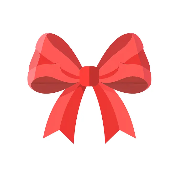 Red Bow Ribbon for Decoration