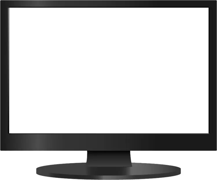 Black Monitor for Office Use