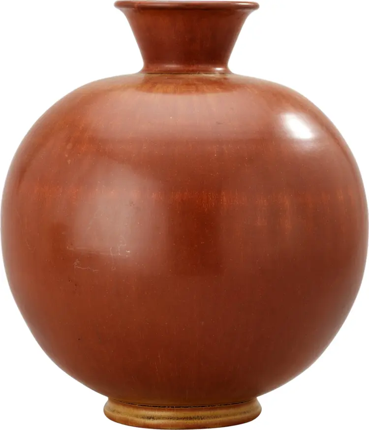 Brown Ceramic Decorative Vase