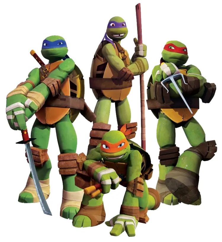 Group of Ninja Turtles