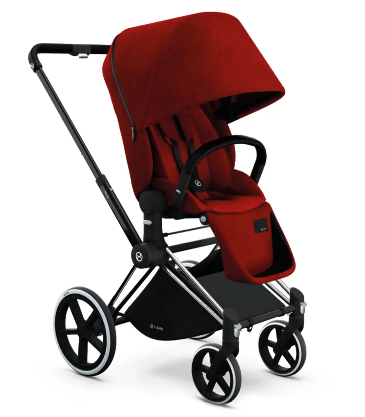 Red Baby Stroller with Canopy