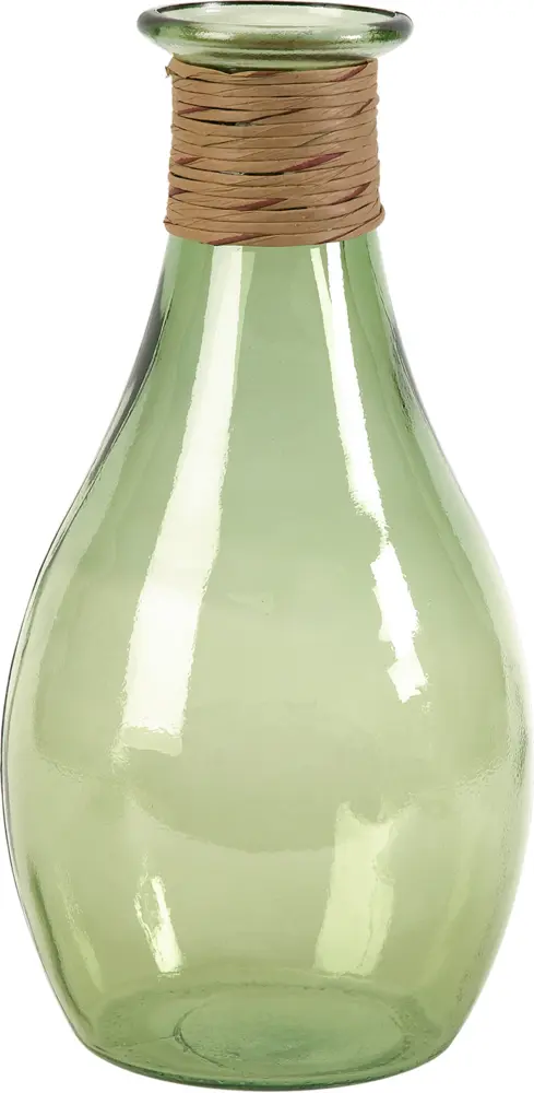 Elegant Green Glass Bottle