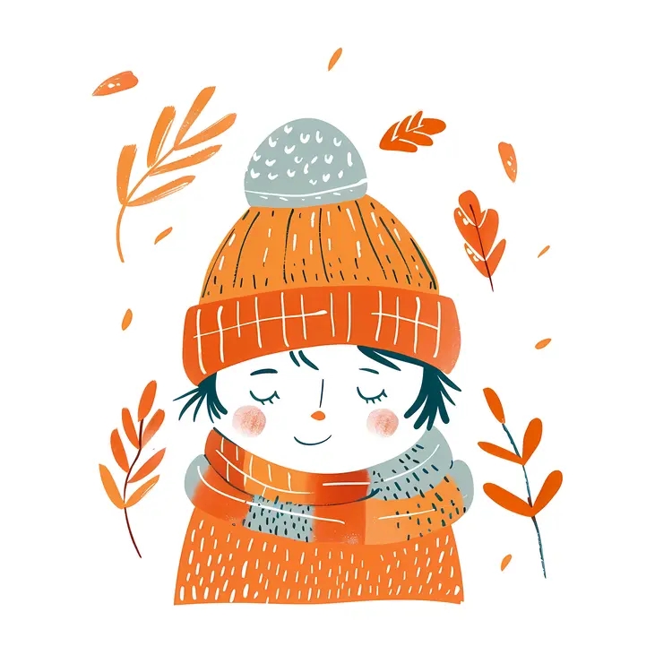 Cozy Winter Girl