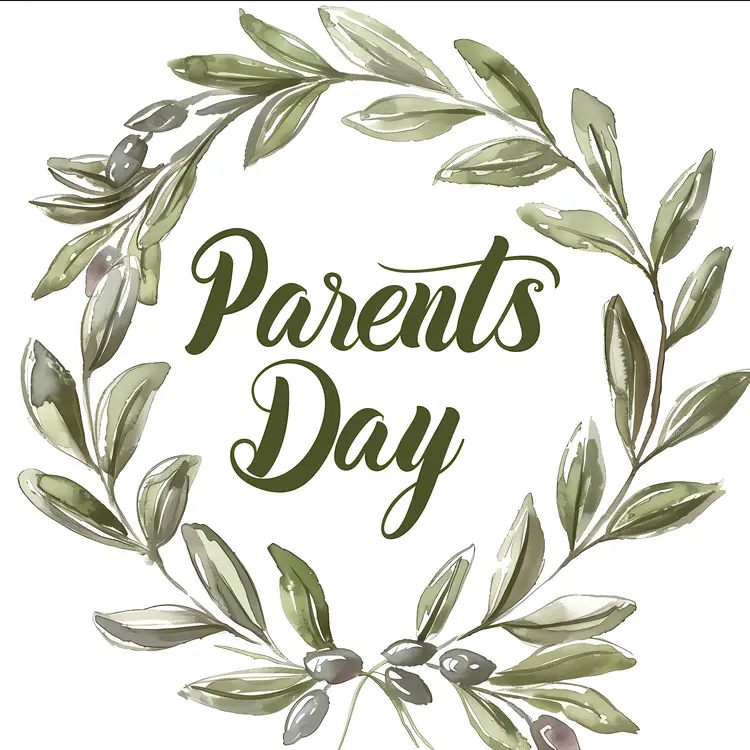 Parents Day Wreath with Leaves