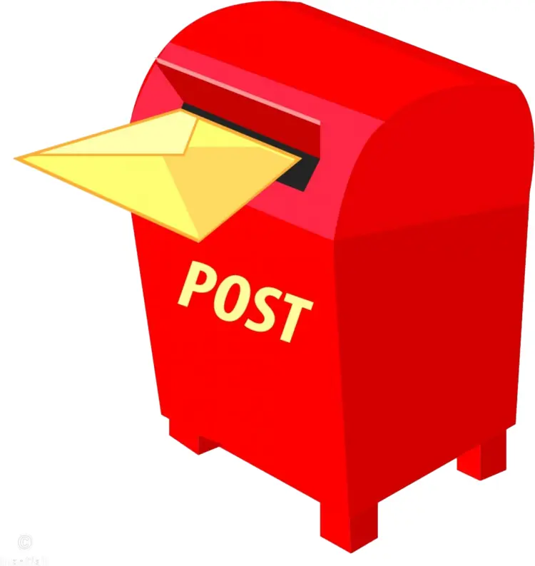 Red Postbox with Letter