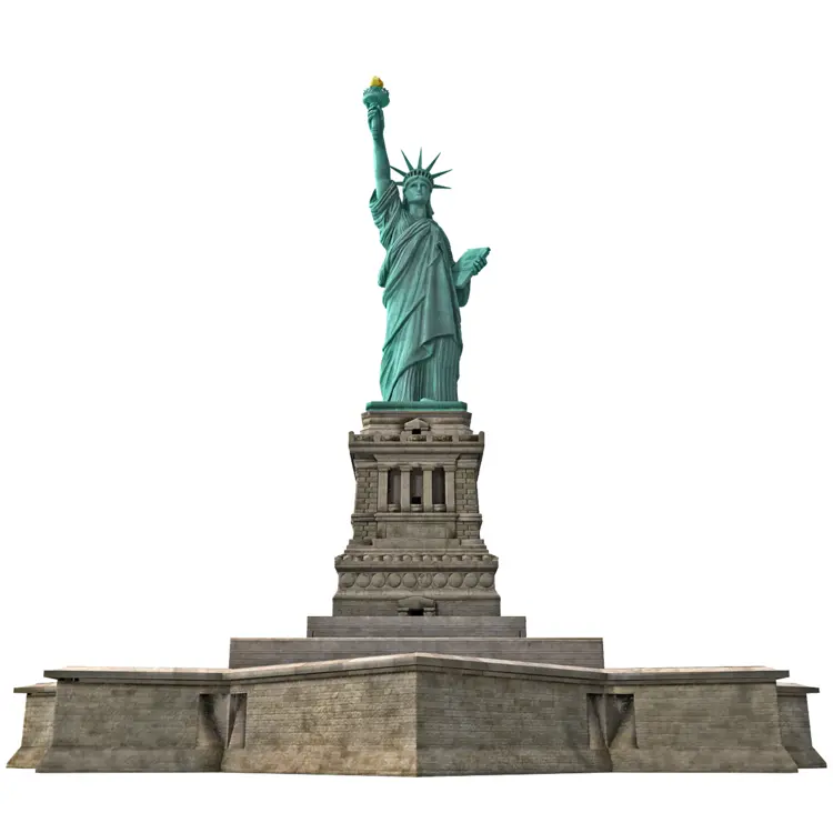 Statue of Liberty on Pedestal