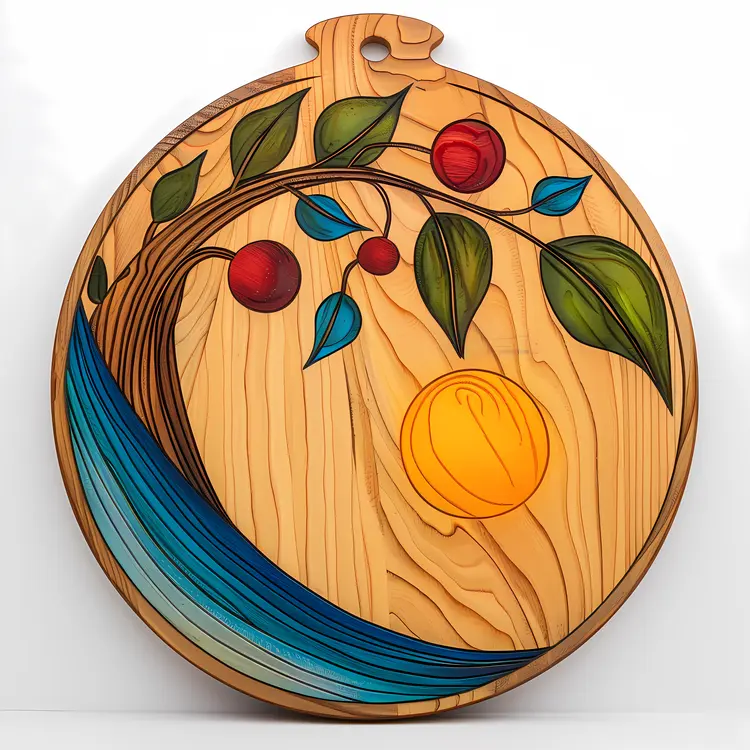 Artistic Wooden Cutting Board