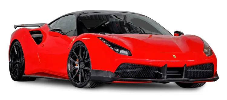 Red Ferrari Sports Car