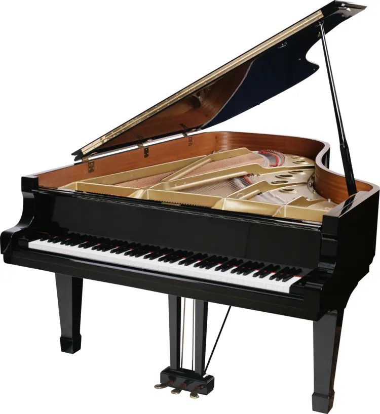 Classic Black Grand Piano for Musical Events