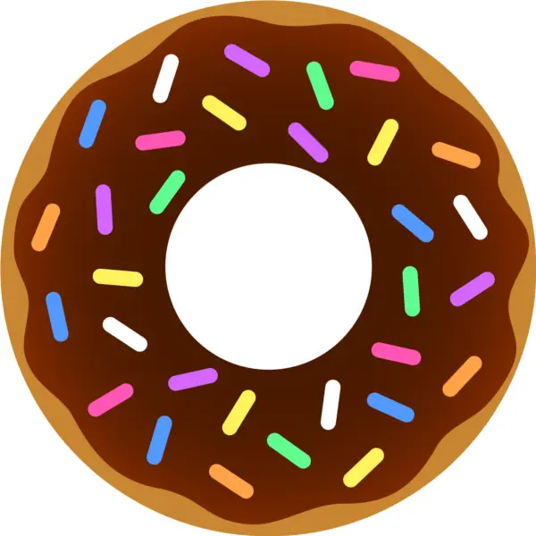 Chocolate Donut with Sprinkles