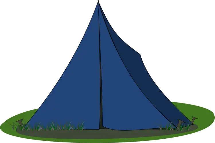 Blue Camping Tent