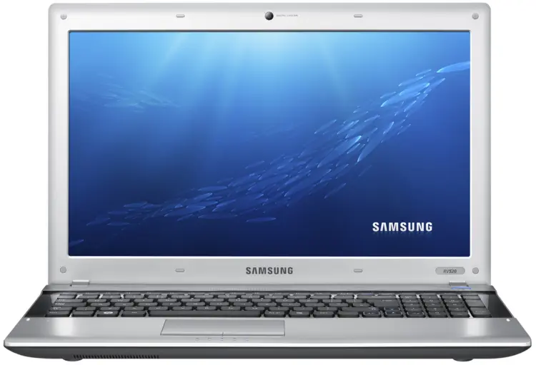 Silver Laptop with Keyboard and Screen