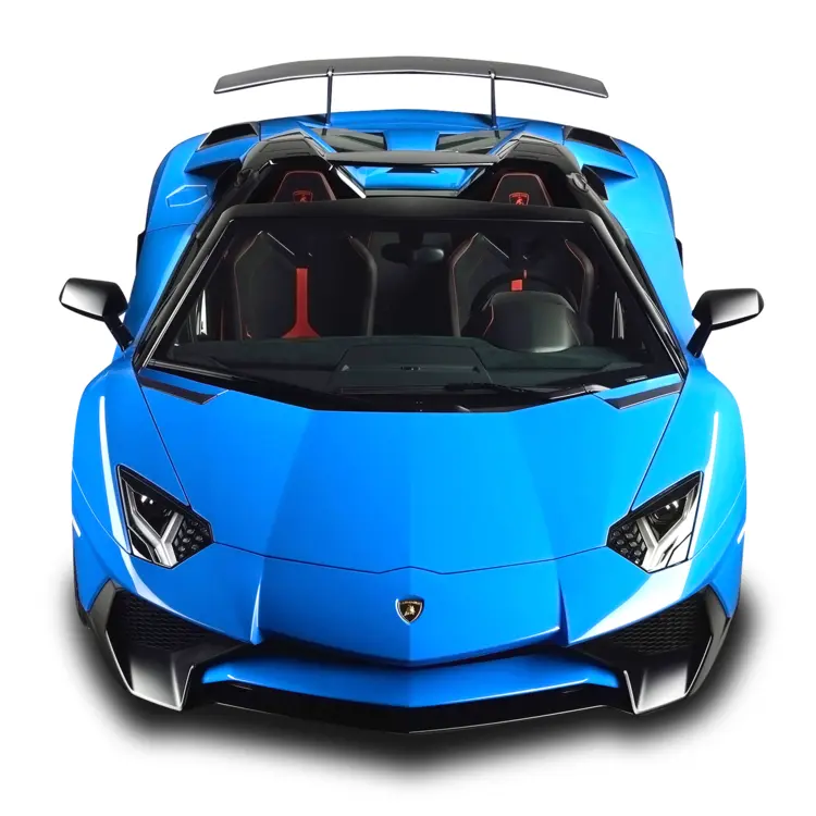 Striking Blue Sports Car