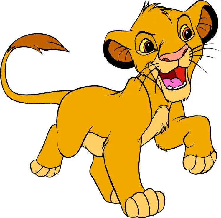 Lion Cub in Playful Mood
