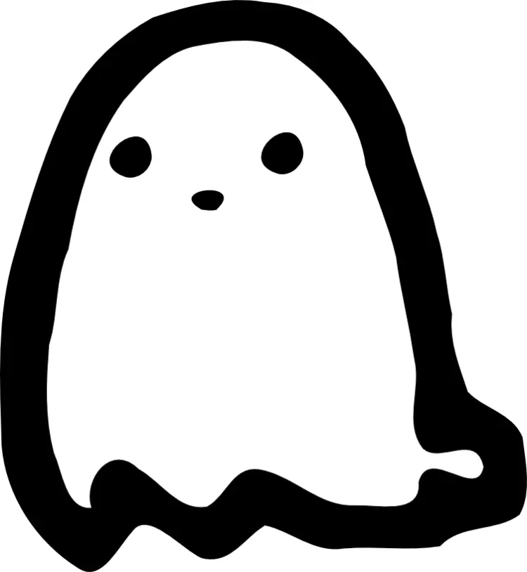 Cute Ghost Cartoon