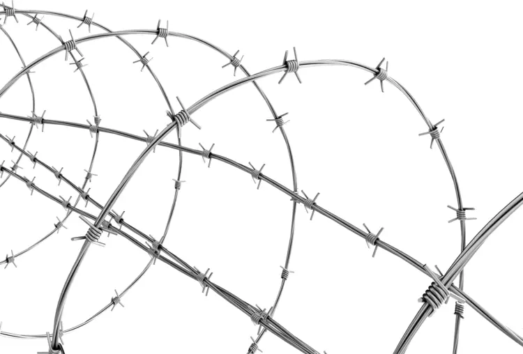 Coiled Barbed Wire for Security