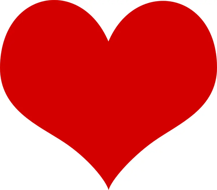 Simple Red Heart Symbol