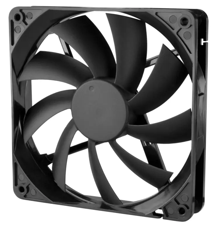 Black Computer Fan for PC Cooling