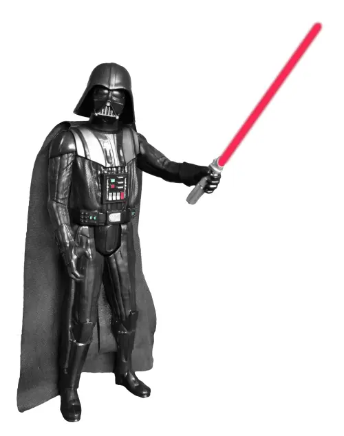 Darth Vader with Red Lightsaber