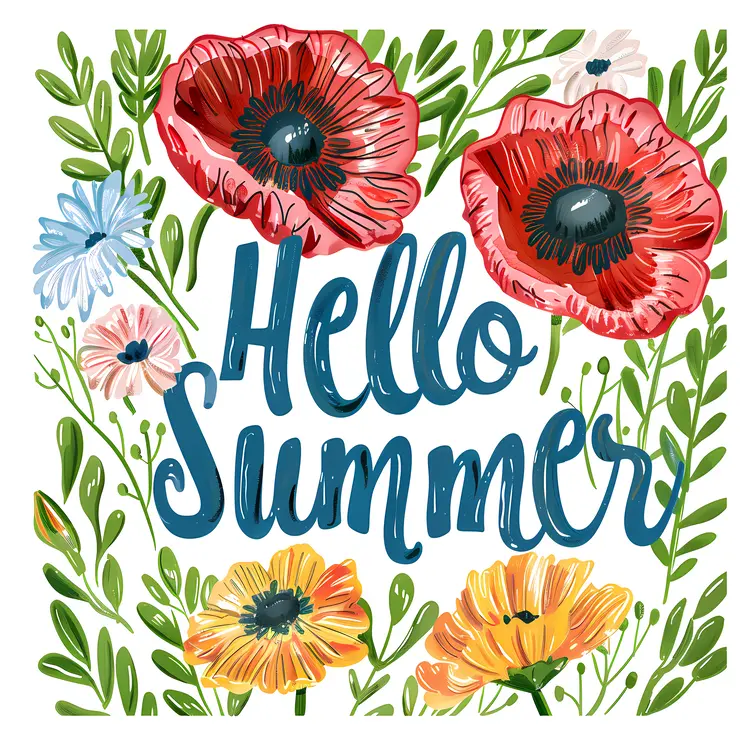 Hello Summer with Floral Design