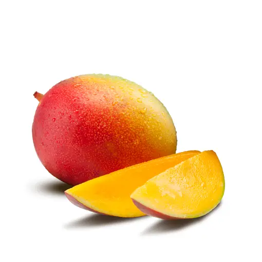 Whole and Sliced Mango