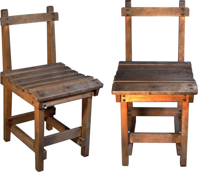 Rustic Wooden Chairs