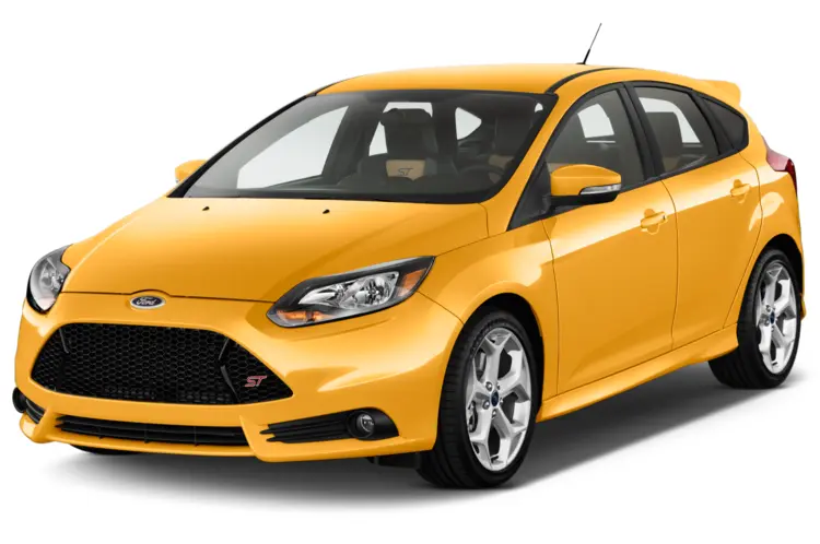 Yellow Hatchback Car for Transportation