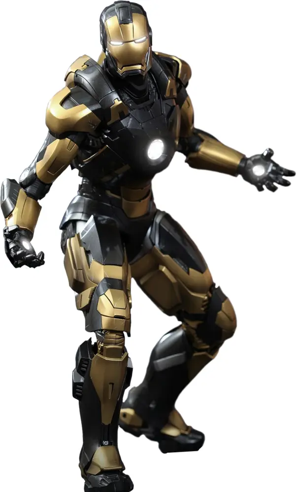 Black and Gold Iron Man Armor