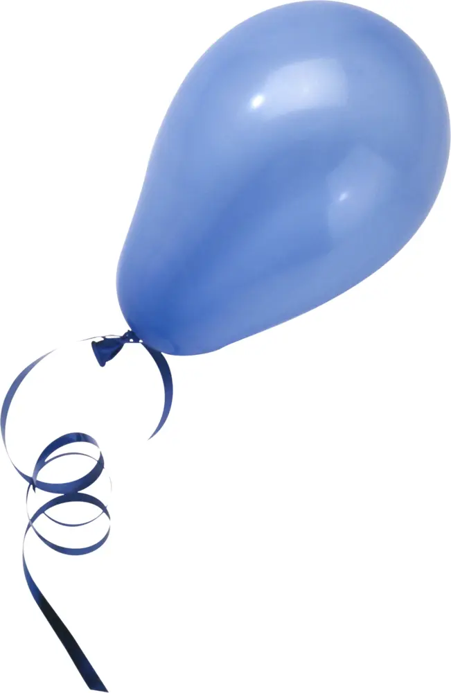 Single Blue Balloon