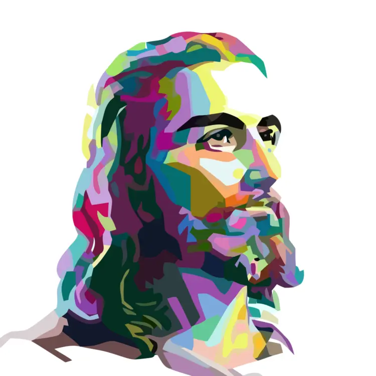 Colorful Abstract Portrait