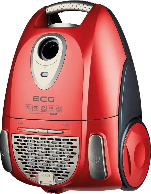 Red ECG Vacuum Cleaner for Home Use
