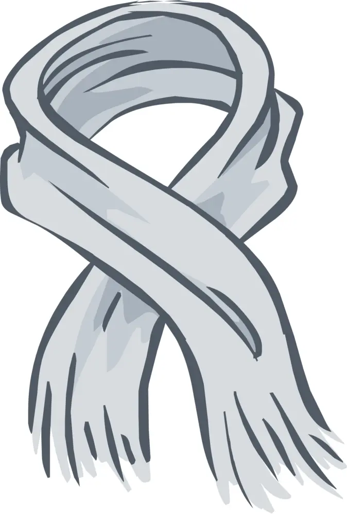 Simple Gray Scarf