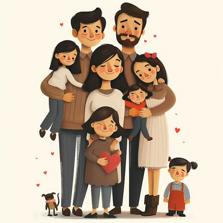 Large Family Portrait