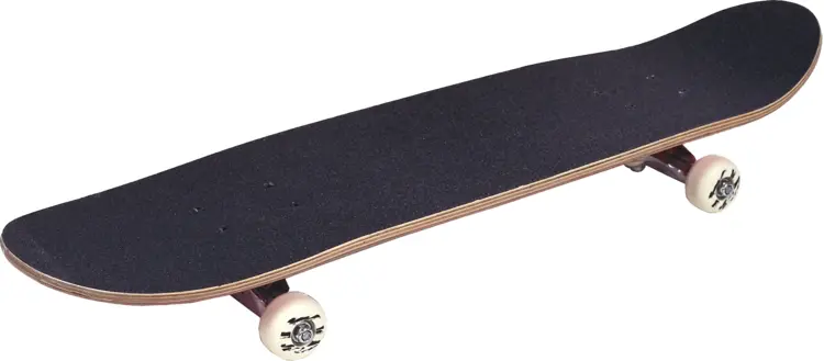 Black Skateboard with Simple Design