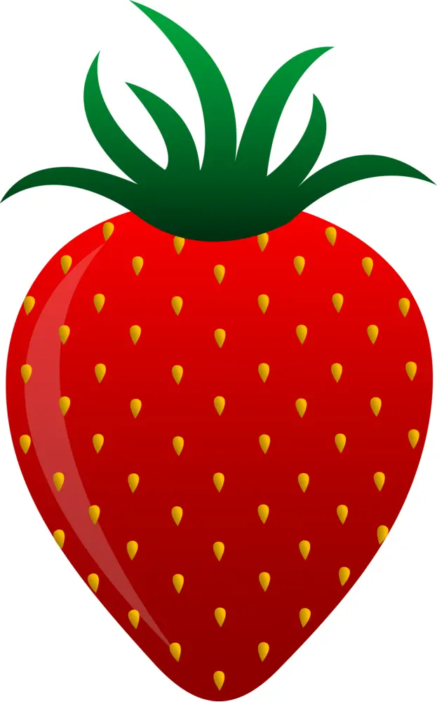 Cartoon Red Strawberry