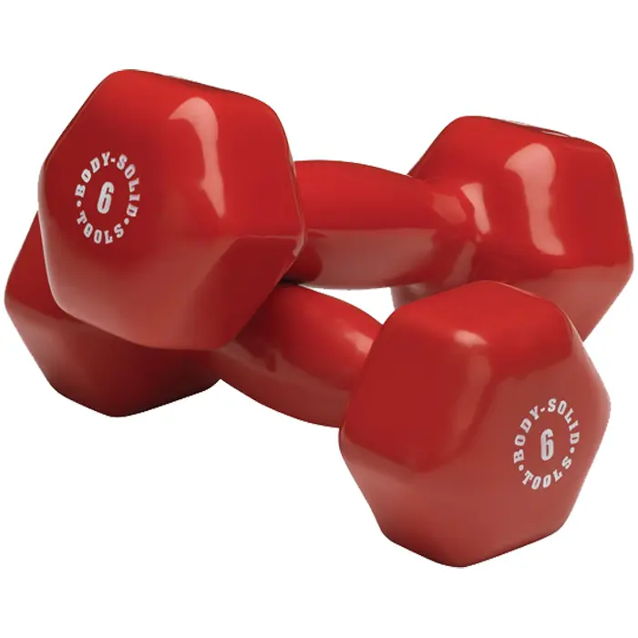 Red Dumbbells for Home Workouts