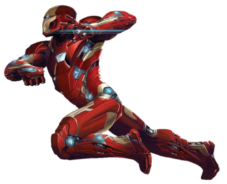 Iron Man in Action Pose