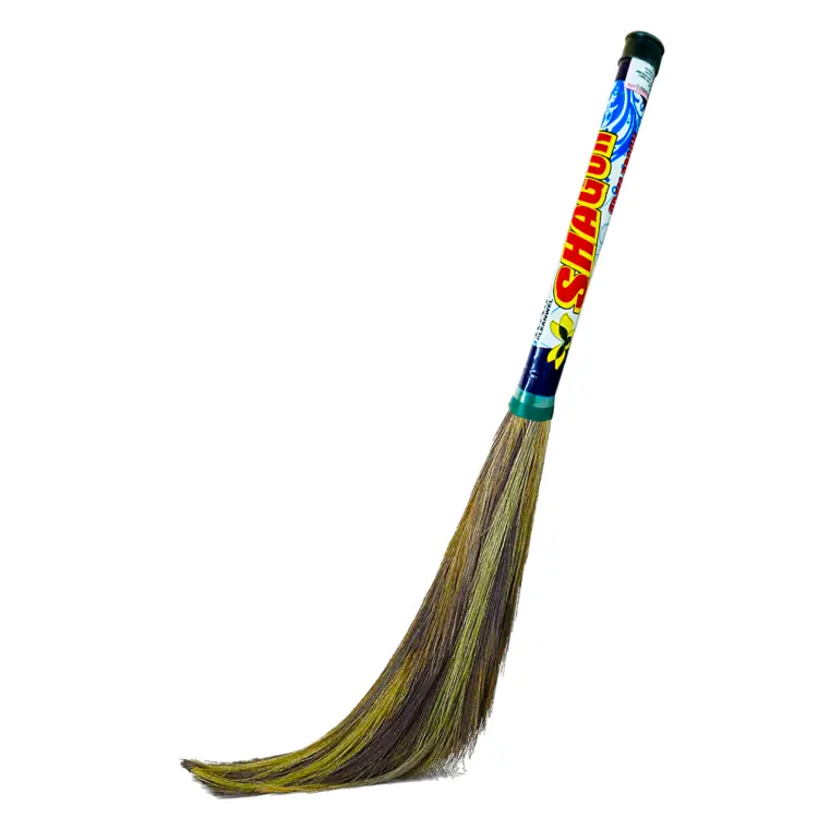 Traditional Straw Broom for Sweeping