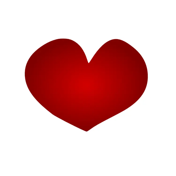 Simple Red Heart Symbol