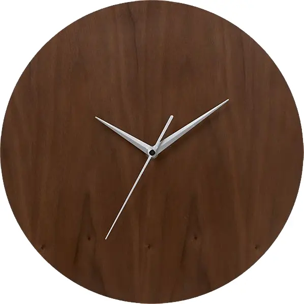Minimalist Wooden Wall Clock