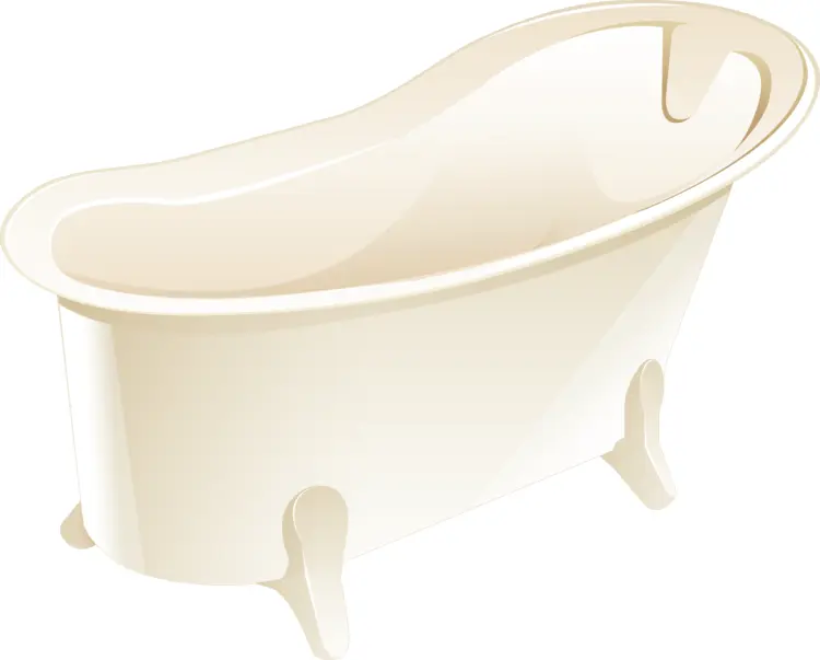 White Freestanding Bathtub